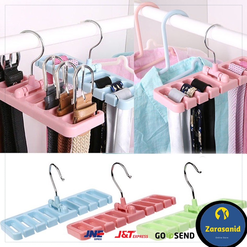 Gantungan Tali Ikat Pinggang Dasi Syal Hanger Cantelan Scarf Kaos Kaki