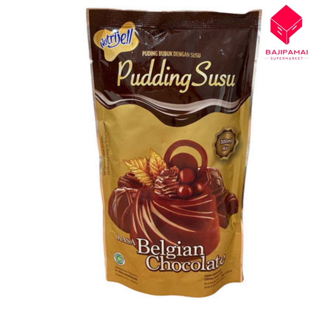 

Nutrijell pudding susu Belgian Choco 130g