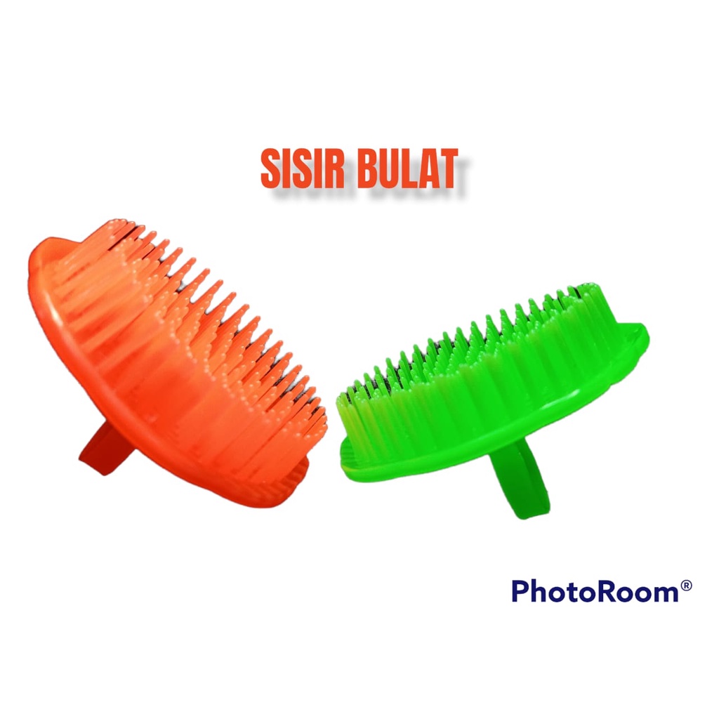 sisir rambut bulat warna sisir bulat