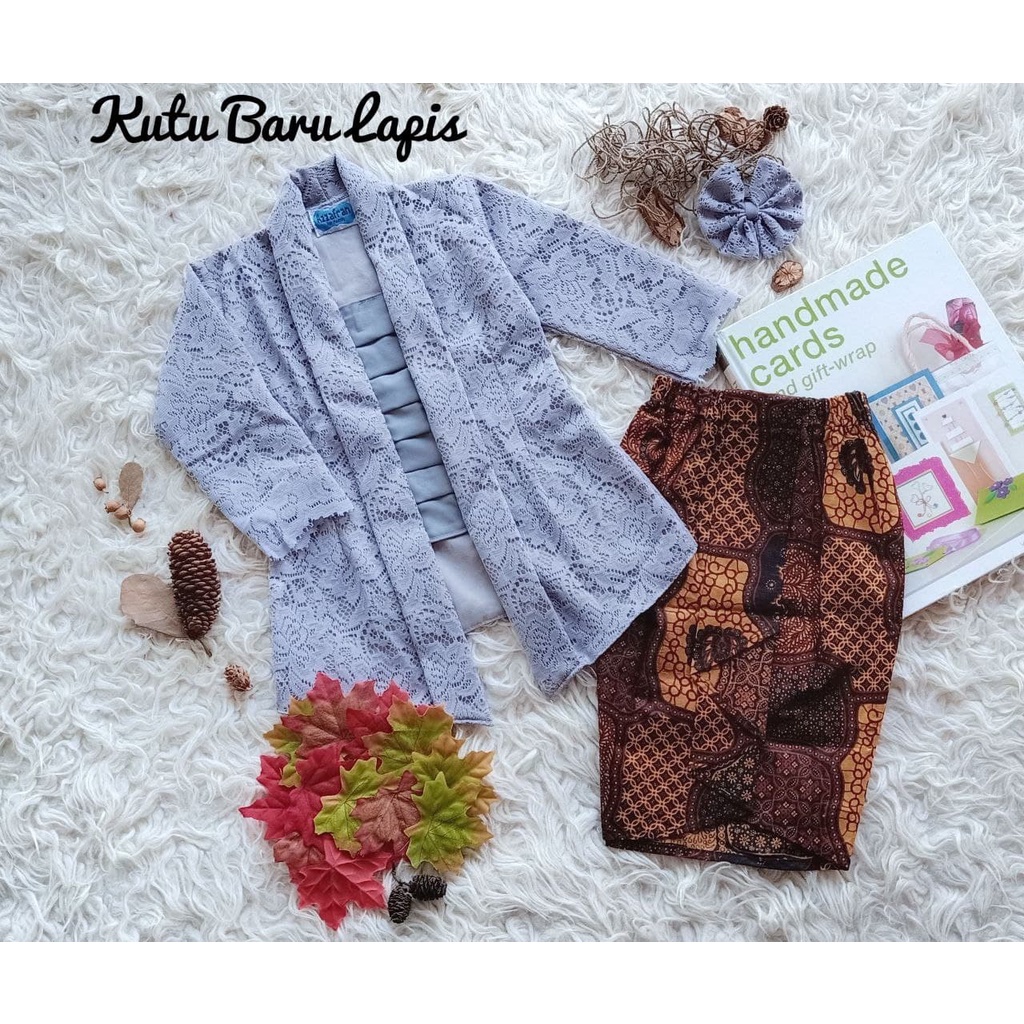 KUTU BARU LAPIS / KEBAYA KUTU  BARU / BAJU TRADISIONAL / KEBAYA ADAT