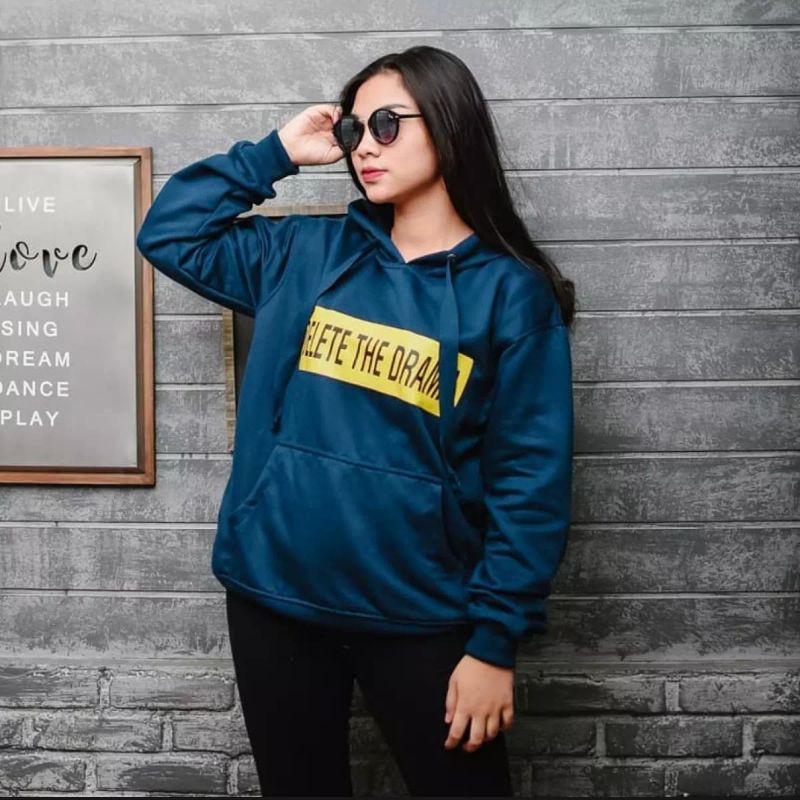 DELETE DRAMA HOODIE || SWEATER PRIA || HOODIE WANITA || SWEATER MURAH #DD