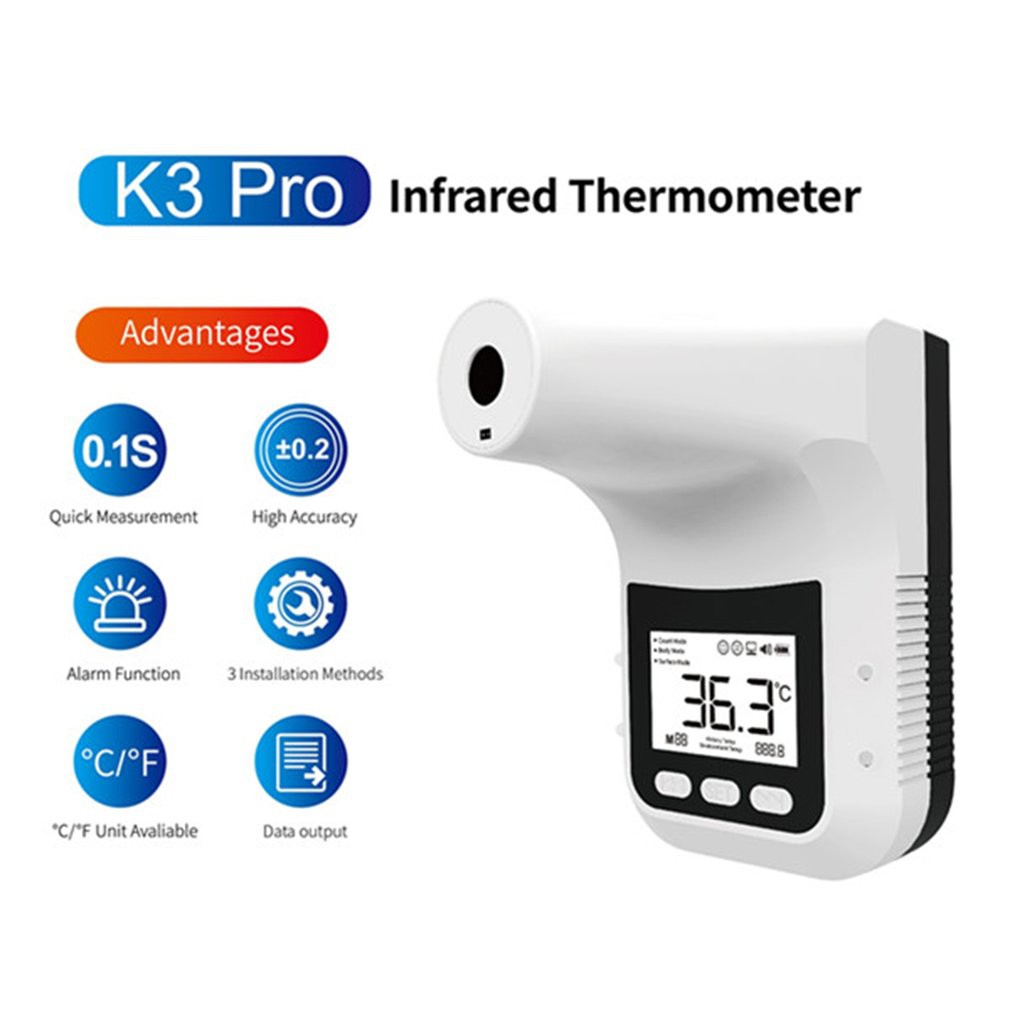 K3 / K3 PRO Non-contact Infrared Thermometer Wall-mounted