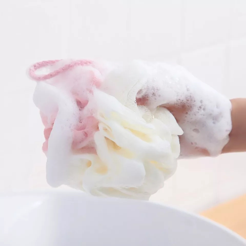 Bath Puff Spons Mandi Jaring Tebal Pembersih Badan Sponge Badan