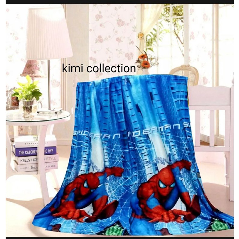 Selimut karakter // selimut karakter spiderman