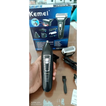 alat cukur portable kemei 6558 charger