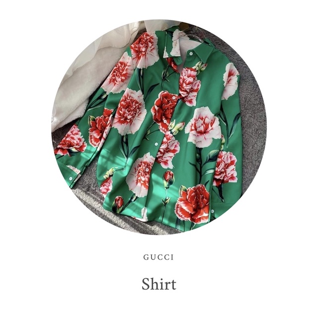 kemeja gucci / kemeja rayon / kemeja outer wanita