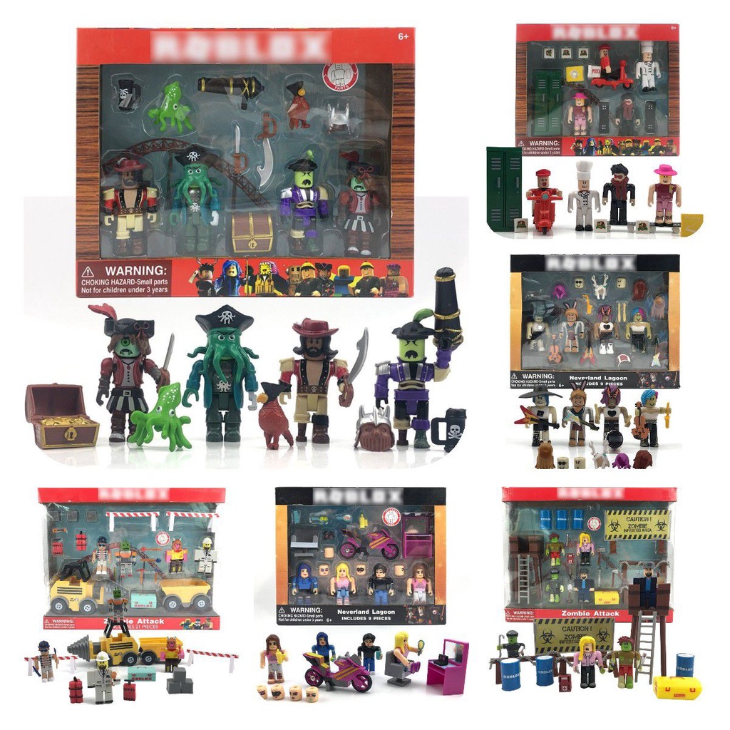 Roblox Action Figure Set Robot Boys Girls Gift Toy Cake Topper Collection Merchandise