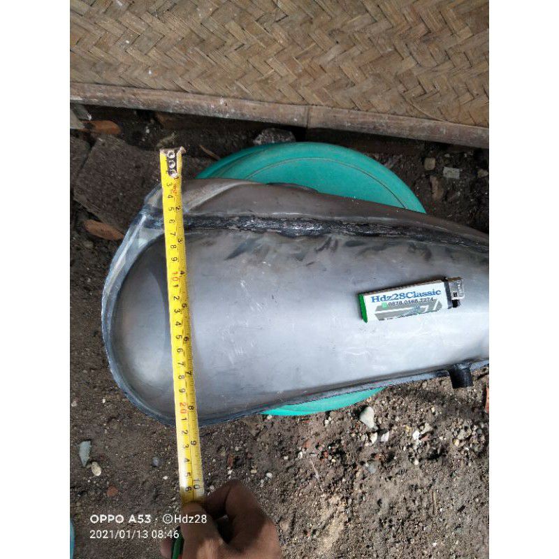 Tangki DT enduro DT kunig bahan Galfanis