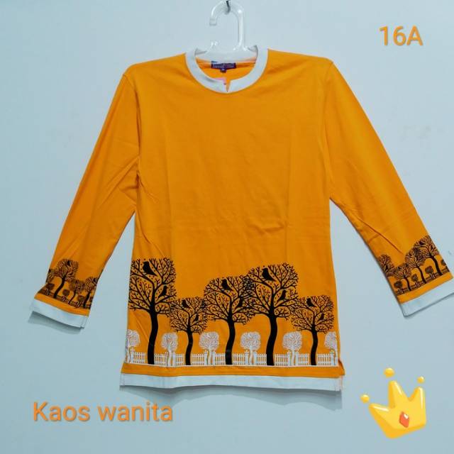 KAOS CEWEK ORANGE PROMO MURAH OBLONG KATUN LENGAN PANJANG KAOS WANITA TANGAN PANJANG FASHION MURAH