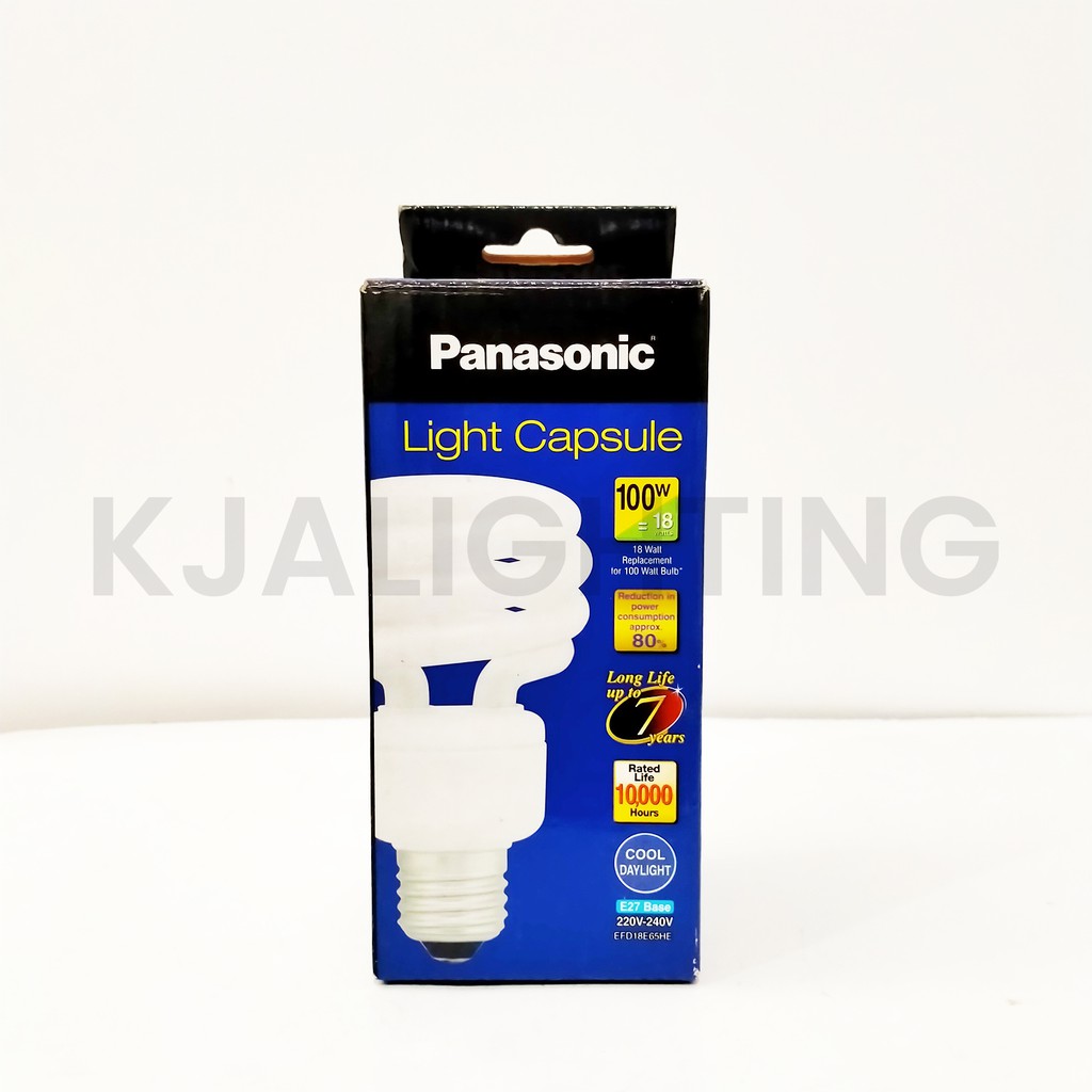 LAMPU PANASONIC CAPSULE 18W 18 WATT PUTIH SPIRAL EFD18E65HE