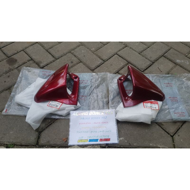 Shroud kupingan tangki tiger 2000 tilas merah maron original