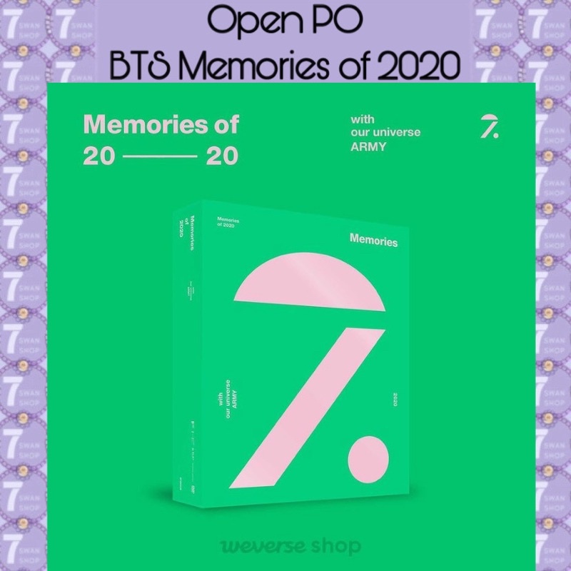 [Open PO] BTS Memories of 2020