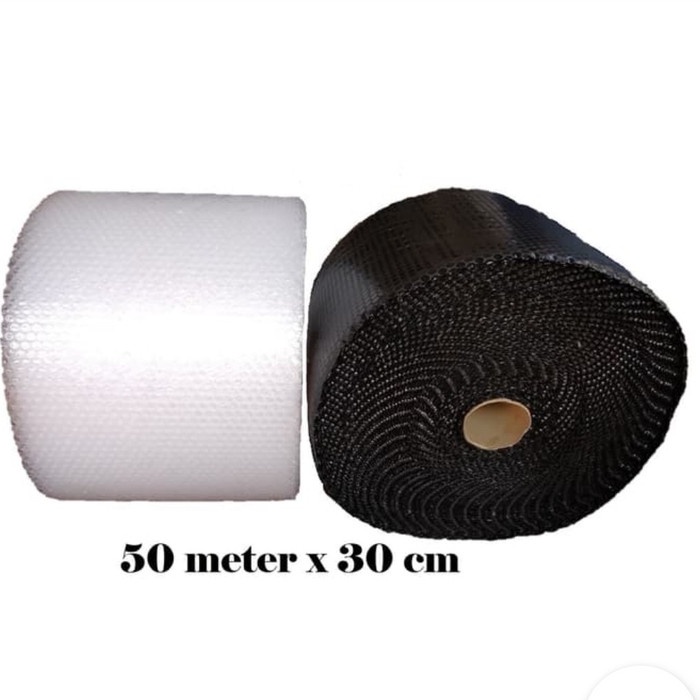 

Ginger- buble wrap 30 cm x 50 m - Hitam