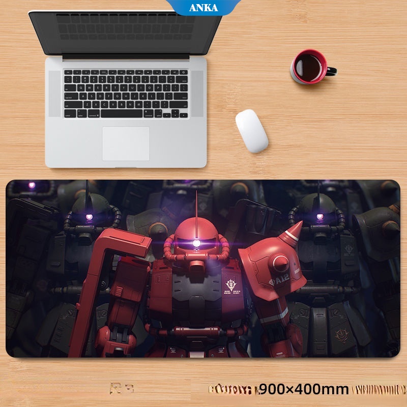 Gundam Mouse Pad Besar Anime Gundam Gaming Keyboard Pad Mobile Suit Gundam Desktop Table Mat