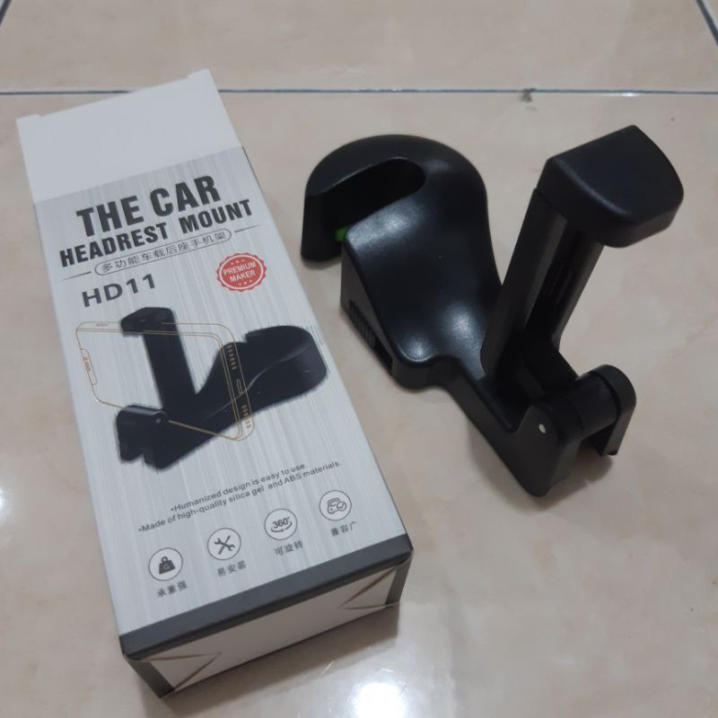 Gantungan Head Rest Tempat Hp car Holder Gps hook barang hanger kantong