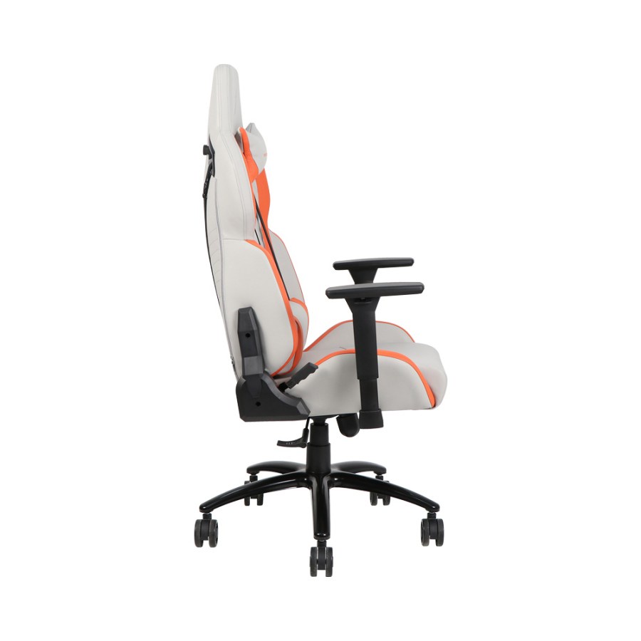 1STPLAYER GAMING CHAIR DK2 PRO - GRAY ORANGE - Comfort / Kursi Gaming