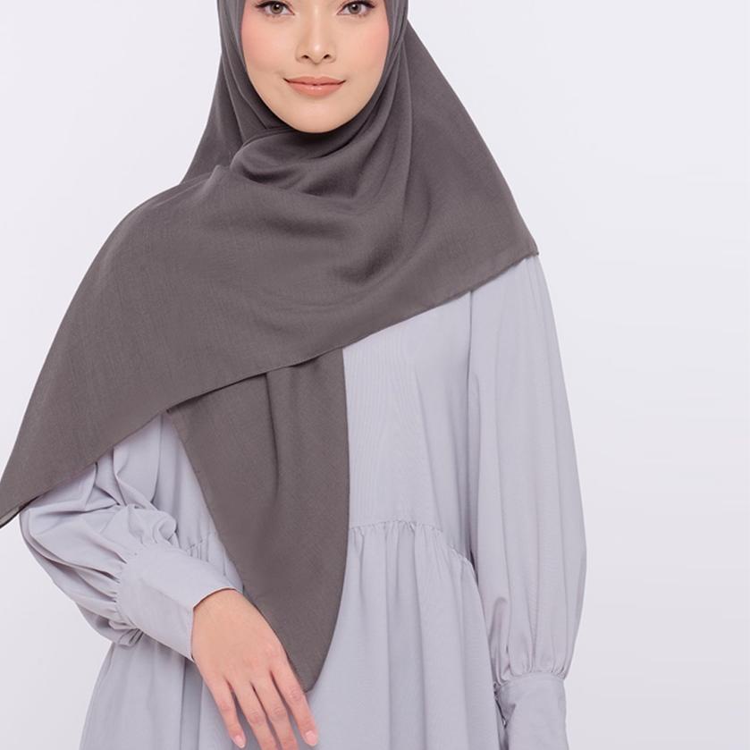 Ω ZM Zaskia Mecca - Sadi Shade Of Brown Ash Hijab Kerudung Segi Empat ♛