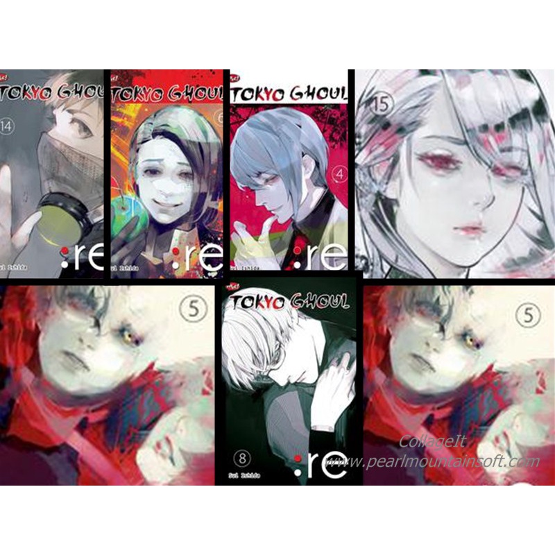Buku KOMIK SERI : Tokyo Ghoul :RE - Sui Ishida (ready banyak nomor)