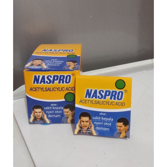 NASPRO 4Tablet Obat Sakit Gigi Sakit Kepala Nyeri Demam
