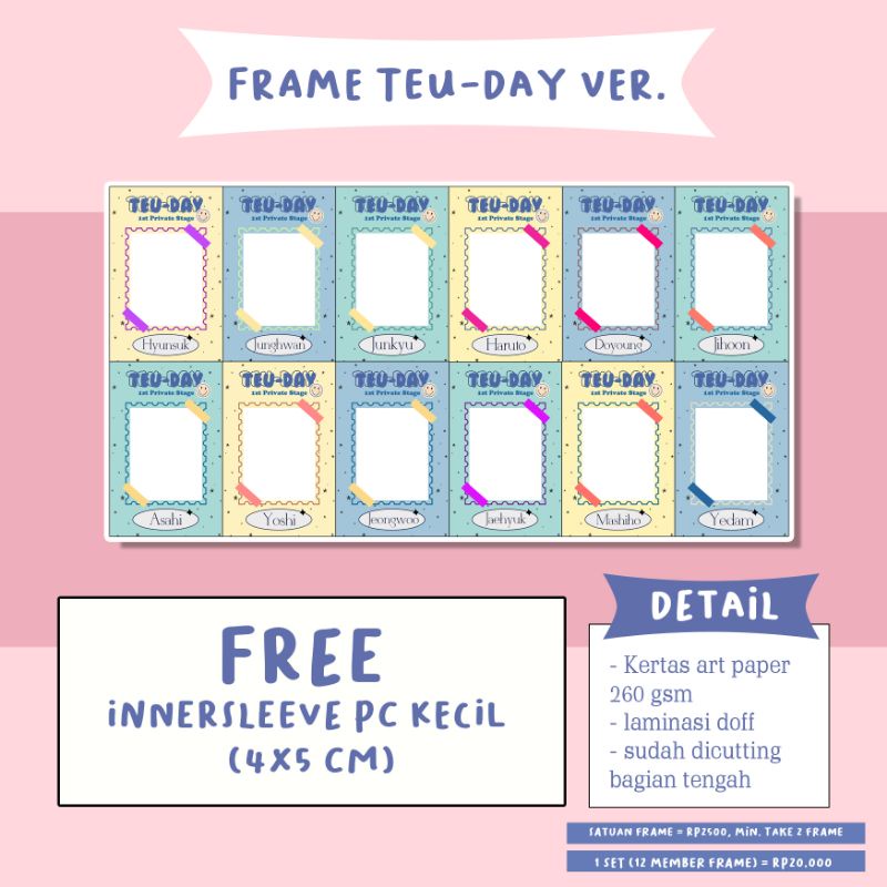 (SATUAN) FRAME ID PHOTO TEUDAY TREASURE