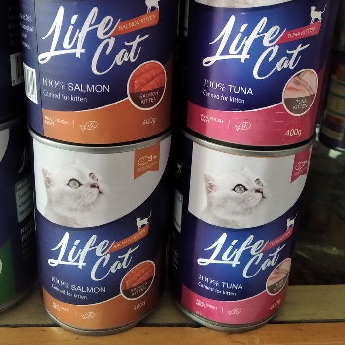 Jual Jt T Life Cat Kitten Kaleng Gr All Varian Salmon Kitten