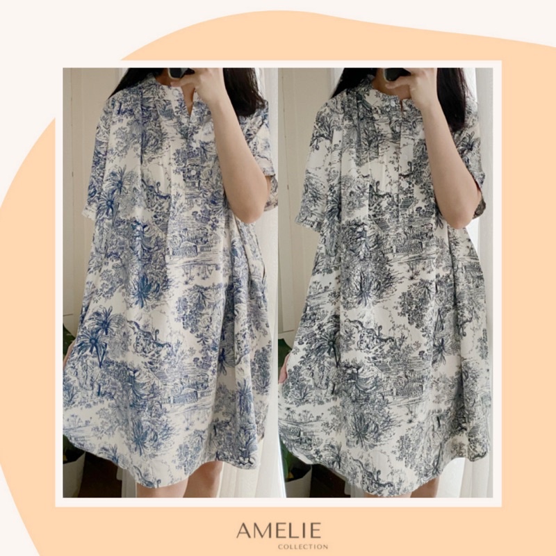 ALLYN DRESS - dress oversized motif fit xl