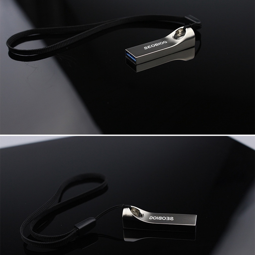 (Huluboy) Seobiog Flashdisk USB 3.0 Bahan Logam Tahan Air