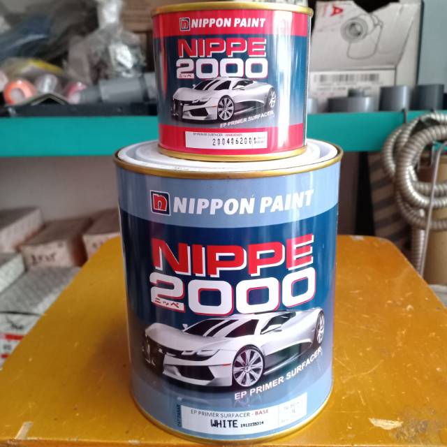 Cat nippe epoxy primer white surfacer warna putih 2 komponen