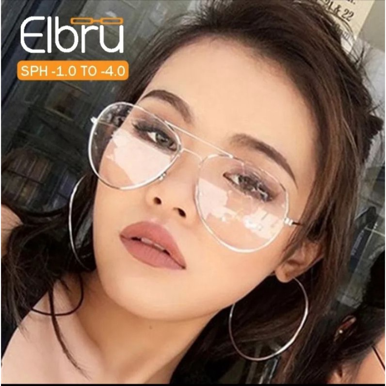 Terbaru _ Kacamata gaya pria dan wanita _ Kacamata gaya lensa bening/transparan _kacamata Aviator su