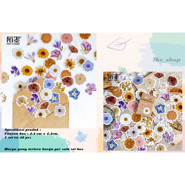 

46 Pcs Stiker Set Aesthetic Buku Diary Scrapbook Deco Stiker Lucu Stiker Jurnal Flower Deco Journal