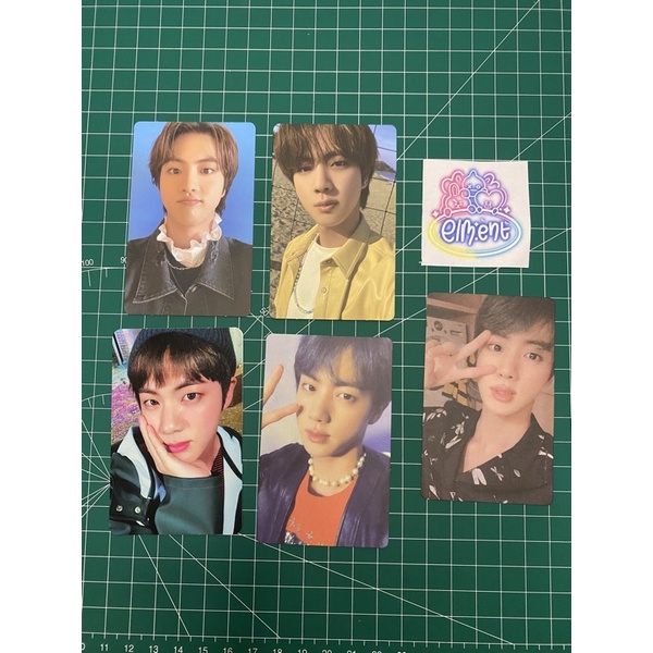 BTS PHOTOCARD PC JIN SEOKJIN MOTS 7 PERSONA VER 2 4 BUTTER CREAM POUT PEACHES YNWA HER L O V E TEAR 