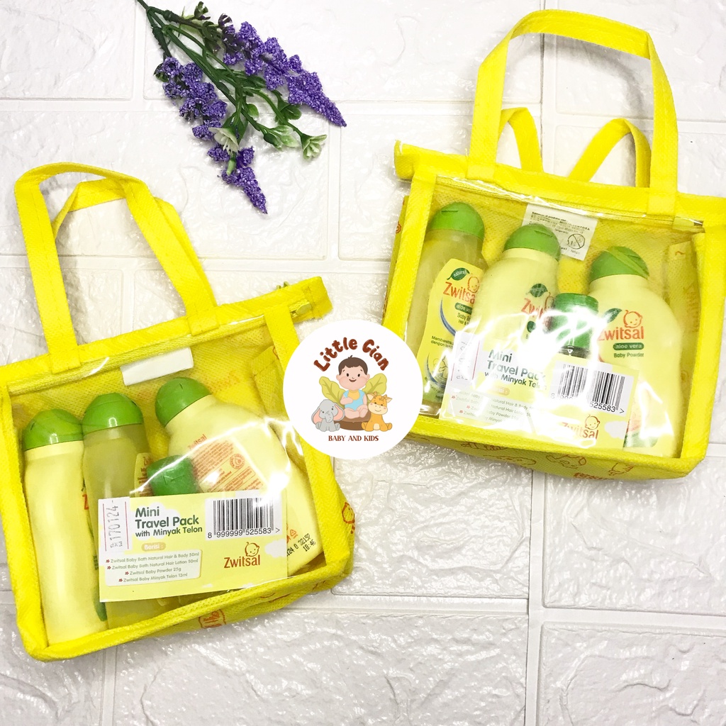 Zwitsal Mini Travel Pack - Paket Sabun Mandi Bayi Zwitsal