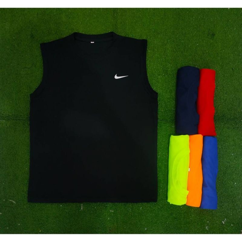 SETELAN DEWASA/ SETELAN SINGLET SPORT / GYM BADMINTON RUNNING TRAINING FUTSAL/ COD/NK