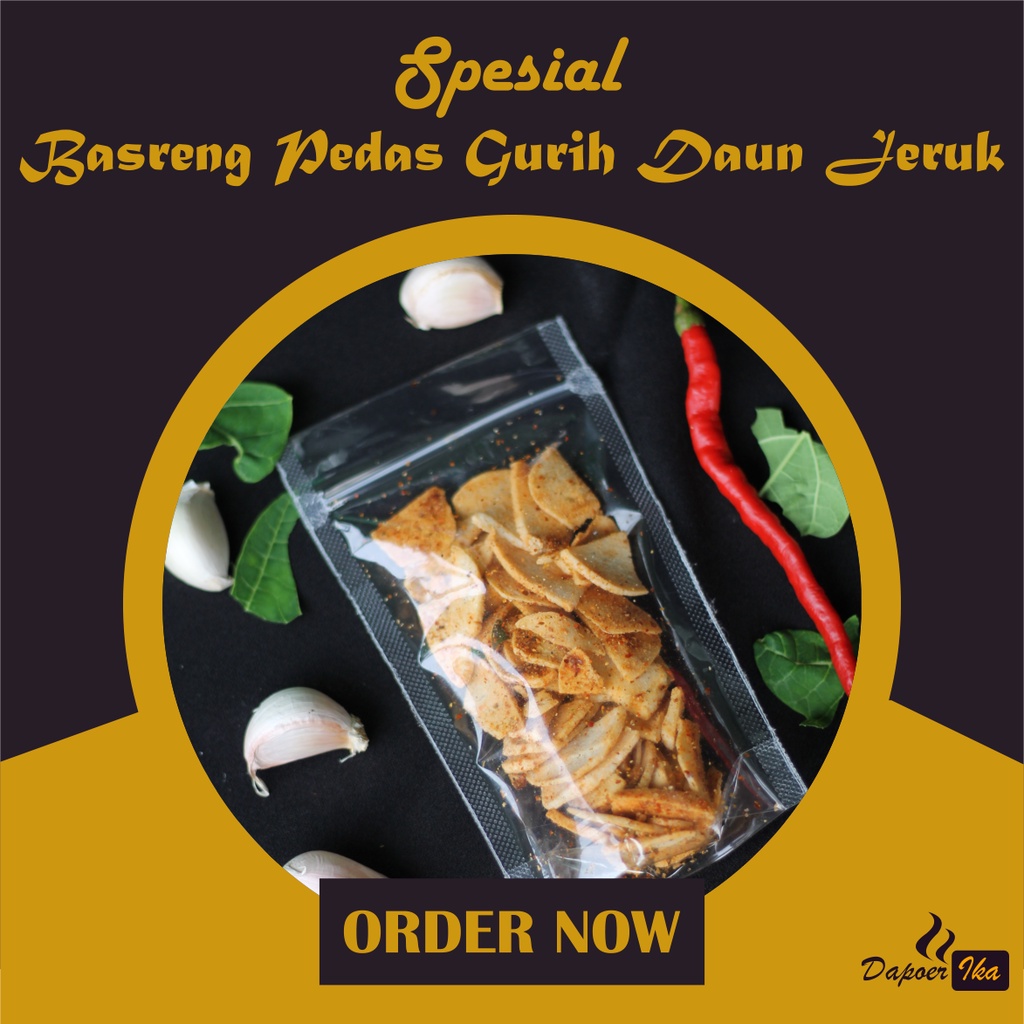 

KERIPIK BASRENG PEDAS GURIH ORIGINAL DAUN JERUK / CAMILAN ENAK DAN MURAH / MAKANAN RINGAN / SNACK RINGAN / MAKANAN CEMILAN MURAH MERIAH / CEMILAN ENAK DAN MURAH / DAPOER IKA