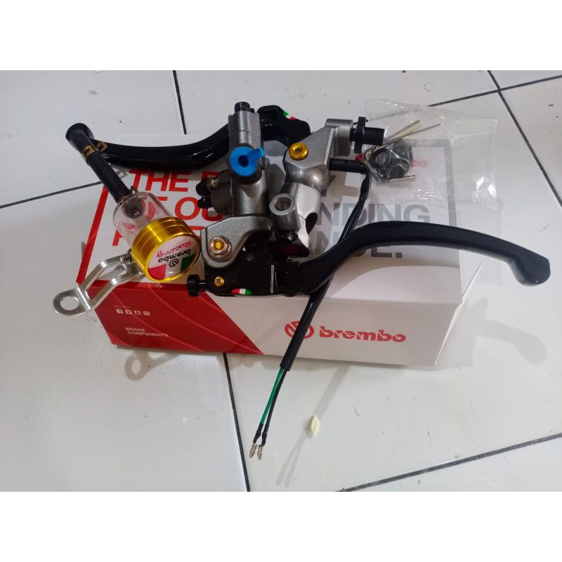 master rem brembo izumi handel rem brembo rcb 1set master rem tabung  switch