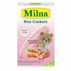 

MILNA 8+ Rice Crackers Sweet Potato Carrot Box - 20gr