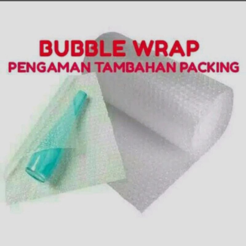 

Bubble Wrap untuk pengaman tambahan packing