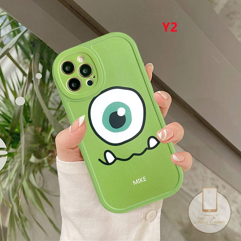 Casing Monster Bermata Besar Kecil Yang Indah Kompatibel Untuk iPhone 7Plus 8Plus XR 12 13 11 14 Pro Max8 7 6 6S Plus X XS MAX SE 2020monsters University Anti-Drop Lembut TPU Penutup Belakang