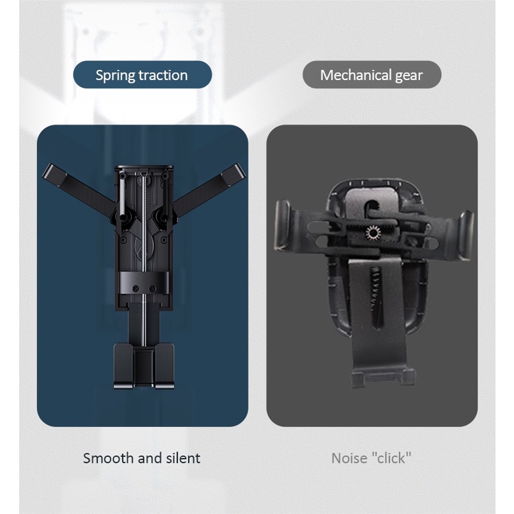 USAMS Car Holder US-ZJ058 Ventilasi Udara Mini Universal Phone Stand Anti Gravitasi Soft Silikon