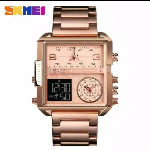 Jam Skmei 1584 original triple time bergaransi free paper box