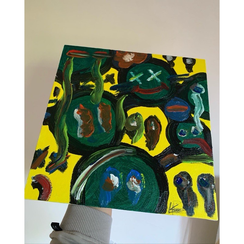 

ASTHETIC PAINTING OF DEPRESSION BY KENSOLRIN UKURAN 30x30cm