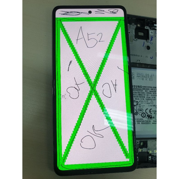 LCD Samsung Galaxy A52 + Frame, Original Copotan