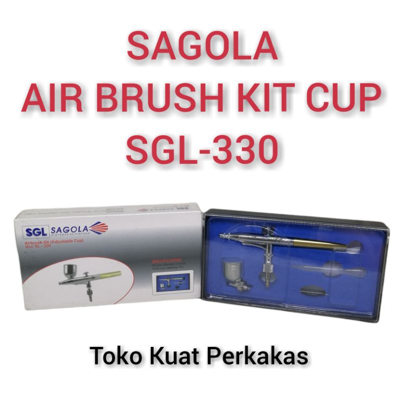 Spray gun air brush pen kit SAGOLA SGL 330 alat cat semprot