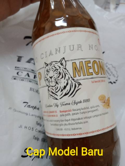 

TAUCO CAP MEONG ASLI CIANJUR 330 ml