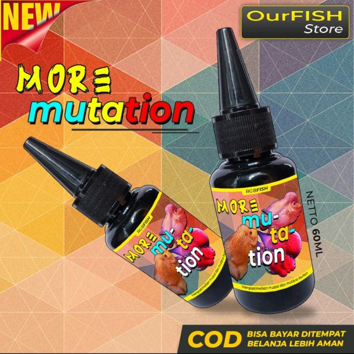 More Mutation - Obat dan Vitamin Mutasi Ikan Louhan 60 ML