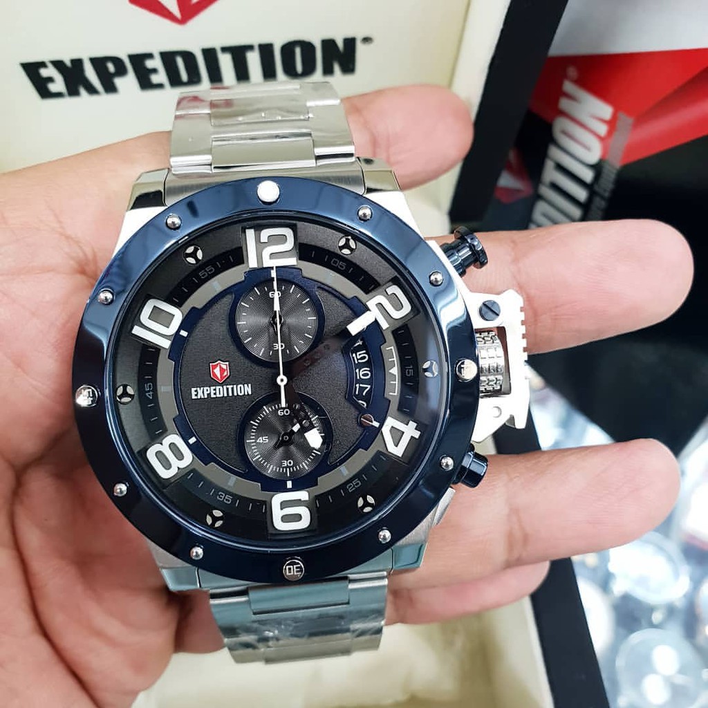 Expedition original E6750 silver blue Stainless steel