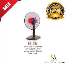 terlaris  produk Deskfan Maspion EX 307 EX307 Kipas Angin Meja 30cm - Abu-abu