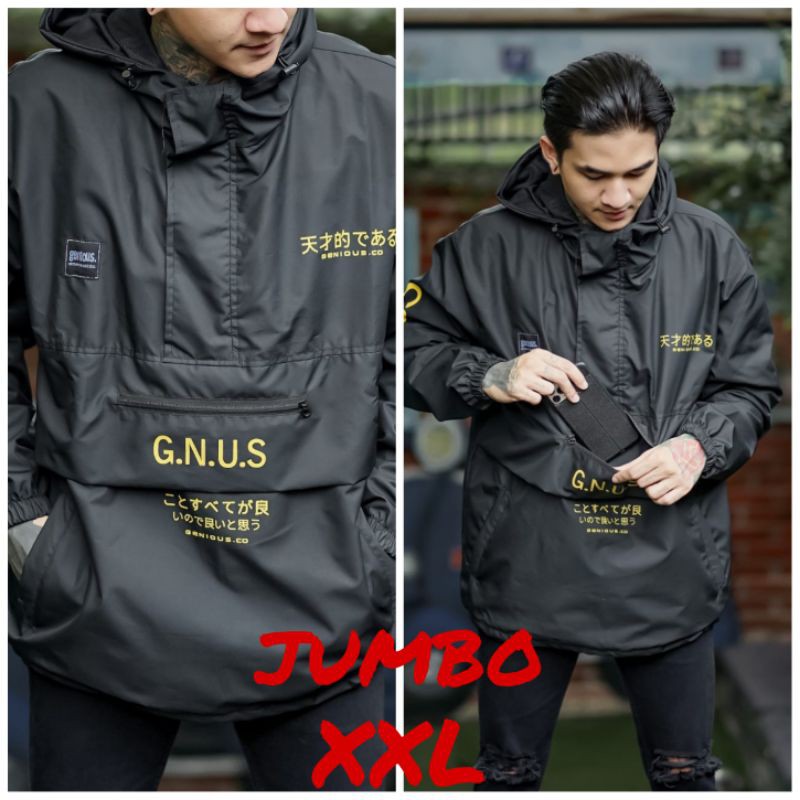 JAKET JUMBO PARASUT TASLAN XXL - XXXL JAKET PRIA JUMBO