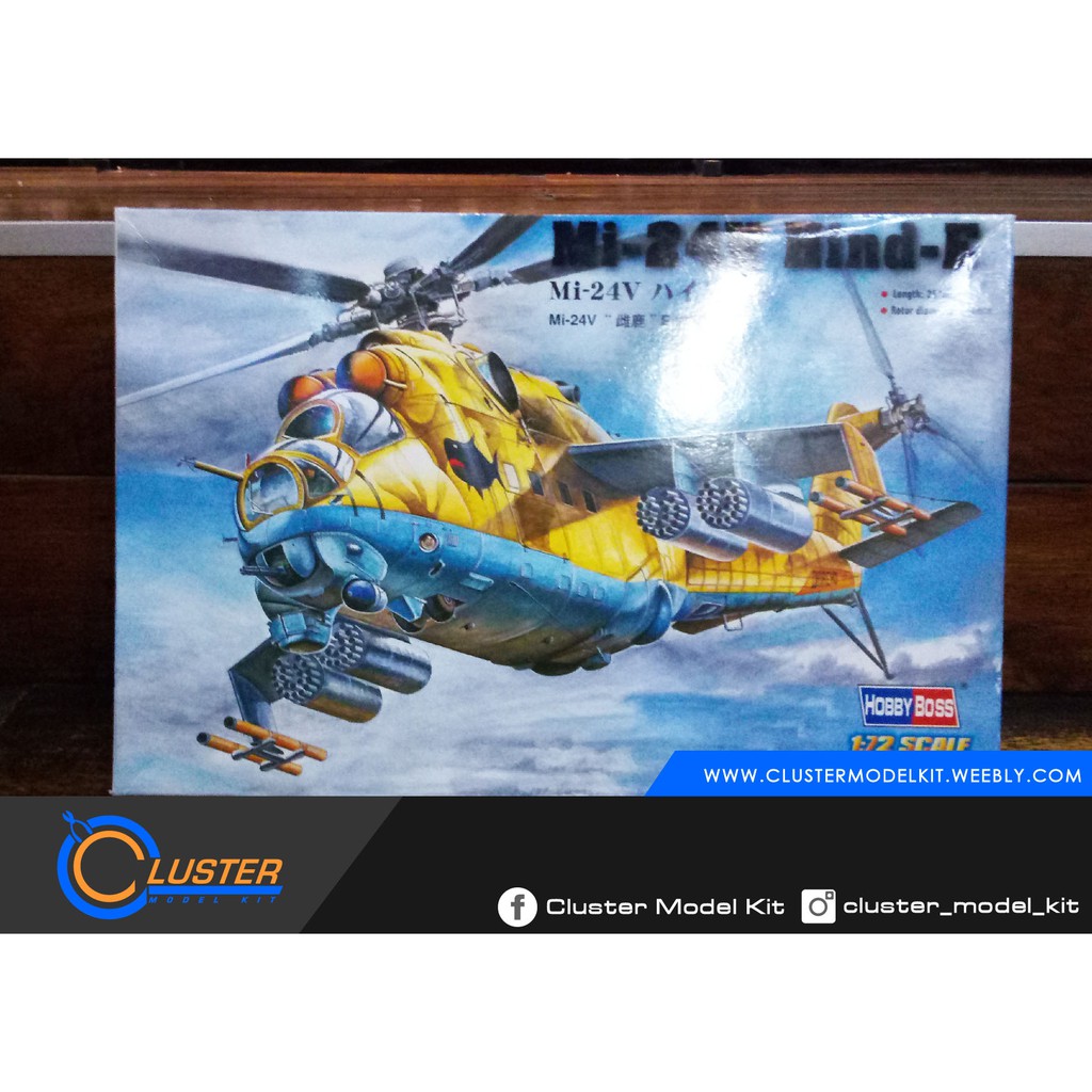 Scale 1/72 MI-24E Hind-E