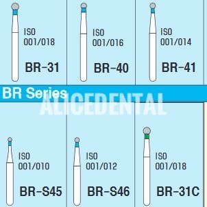 Dental diamond round bur bulat gigi MANI Highspeed BALL ROUND BR30 BR-30 BR31 BR-31 BR41 BR-41 BR45 BR-45 BR46 BR-46 BR49 BR-49